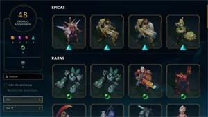 CONTA DE LEAGUE OF LEGENDS 320 SKINS LOL