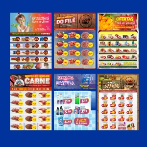 22 Artes de Panfleto de Supermercado Editáveis no CorelDRAW - Outros