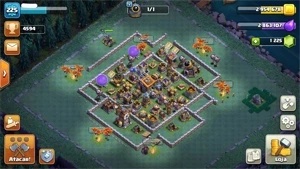 CONTA CV14 BOA com Decorações de 2015 CLASH OF CLANS