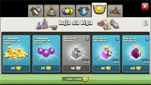 CONTA CV14 BOA com Decorações de 2015 CLASH OF CLANS