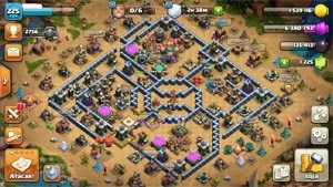 CONTA CV14 BOA com Decorações de 2015 CLASH OF CLANS