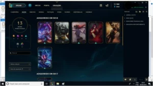CONTA LOL LVL 61 PRATA 3 - League of Legends