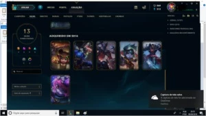 CONTA LOL LVL 61 PRATA 3 - League of Legends