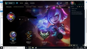 CONTA LOL LVL 61 PRATA 3 - League of Legends