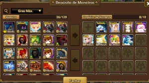 Conta inicial parada com Liu Mei - Tiana - Psamathe e Nana - Summoners War