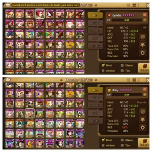 Conta SW Global G1/C1 com 4 nat5 LD - Summoners War