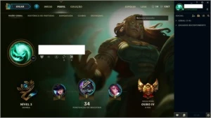 Conta Gold 4 League Of Legends + 61 Champions + 31 Skins LOL