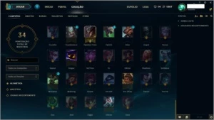 Conta Gold 4 League Of Legends + 61 Champions + 31 Skins LOL