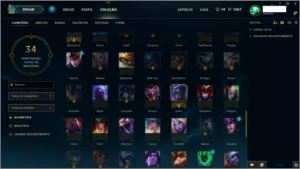 Conta Gold 4 League Of Legends + 61 Champions + 31 Skins LOL