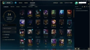 Conta Gold 4 League Of Legends + 61 Champions + 31 Skins LOL