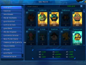 Conta LADMO omegamon com Rank U - Digimon Masters Online