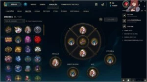 Conta Lol high elo com emotes challenger - League of Legends