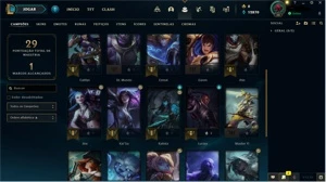 Conta platina 2 60% winrate - League of Legends LOL