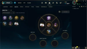 Conta platina 2 60% winrate - League of Legends LOL