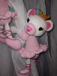 Ursa Bailarina - Artesanato e Personalizados