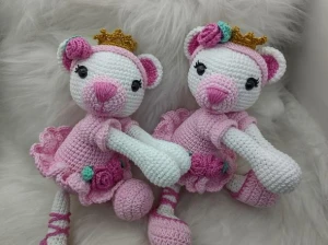 Ursa Bailarina - Artesanato e Personalizados