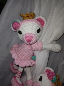 Ursa Bailarina - Artesanato e Personalizados