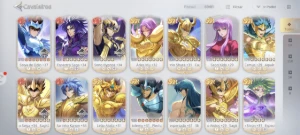 Conta TOP 10 InterServer Saint Seiya EX