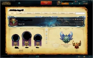Conta Diamante V - League of Legends LOL