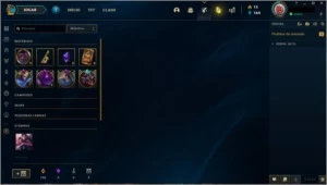 Vendo Smurf Ouro 4 com 37 skins - League of Legends LOL