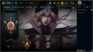 Vendo Smurf Ouro 4 com 37 skins - League of Legends LOL
