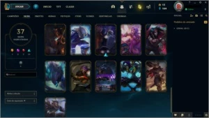 Vendo Smurf Ouro 4 com 37 skins - League of Legends LOL