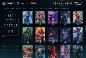 Prata 3 com 120 Champs e 114 Skins  ( ADC / SUP / TOP ) - League of Legends LOL