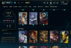 Prata 3 com 120 Champs e 114 Skins  ( ADC / SUP / TOP ) - League of Legends LOL