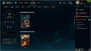 Conta Platina atualmente nessa season,Smurf - League of Legends LOL