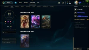 Conta Platina atualmente nessa season,Smurf - League of Legends LOL