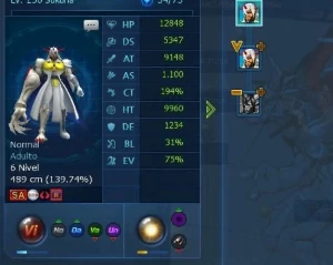 Conta bem encaminhada pra sair rápido - Digimon Masters Online DMO