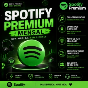 Conta Spotify Premium 1 Mês Full Acesso - Assinaturas e Premium