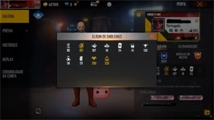 Conta Free Fire Gemada
