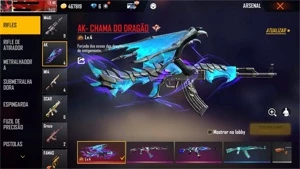 Conta Free Fire Gemada