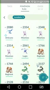 Conta pokemon GO - Shiny, Lendarios - pokemons PERFEITOS - Pokémon