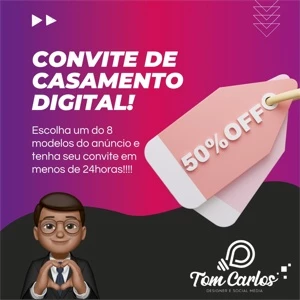 Convite de Casamento Digital Promoção! - Outros