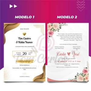 Convite de Casamento Digital Promoção!