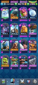 Log Bait Com Barril Elite + 5 Evoluções [Troféus: 7500] - Clash Royale
