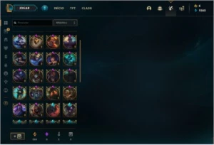 Conta diamante com 164 skins - League of Legends LOL