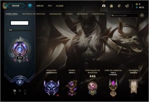 Conta diamante com 164 skins - League of Legends LOL