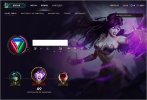 Conta League of Legends - UNRANKED + LEVEL 25 +Champs LOL