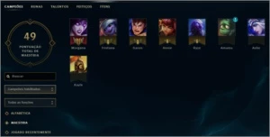 Conta League of Legends - UNRANKED + LEVEL 25 +Champs LOL