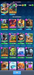 Conta com 120 cartas CR - Clash Royale