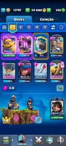 Conta com 120 cartas CR - Clash Royale