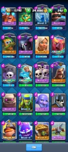 Conta com 120 cartas CR - Clash Royale
