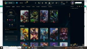 Conta de lol todos os campeões level 467 com 95 skins - League of Legends: Wild Rift LOL WR