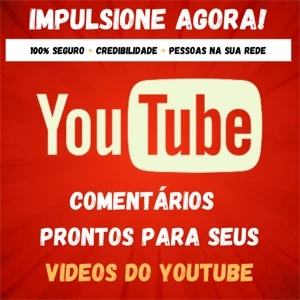 Compre Comentários Prontos YouTube - 30 DIAS GARANTIA - Redes Sociais