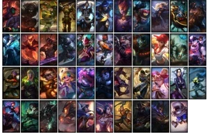 Conta bronze 4 com TODOS os champs e 110 Skins - League of Legends LOL
