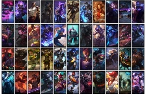 Conta bronze 4 com TODOS os champs e 110 Skins - League of Legends LOL