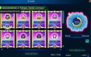 Conta EndGame LADMO - Server alpha com 2 U - Digimon Masters - Digimon Masters Online